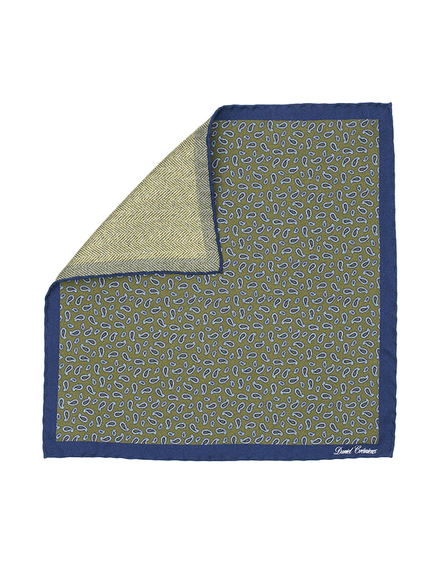 Mini Paisley Pocket Square