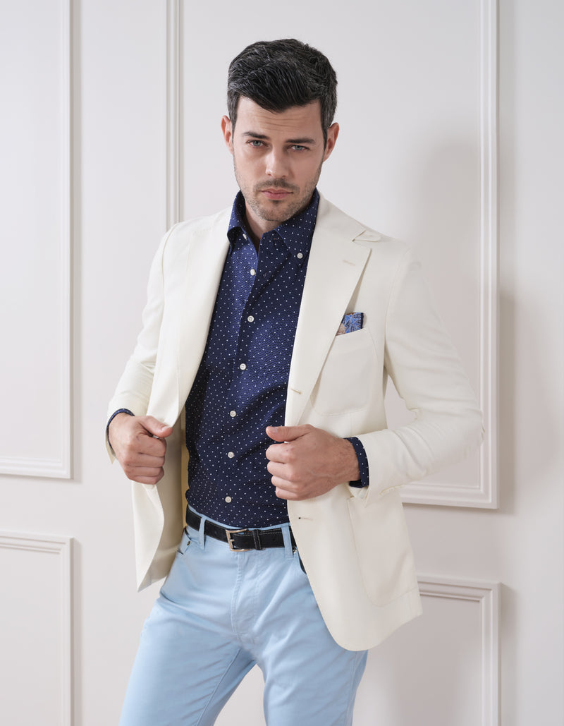 HOPSACK LINED BLAZER