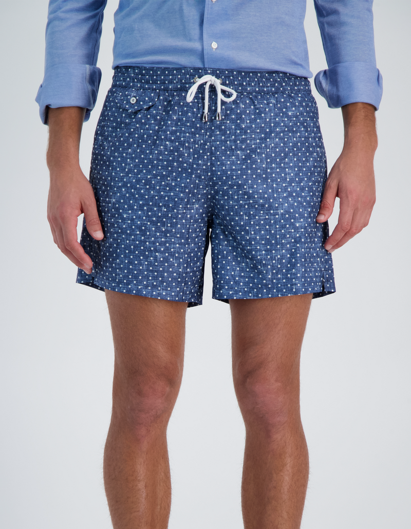 BOND POLKA DOT PRINT SWIM SHORTS
