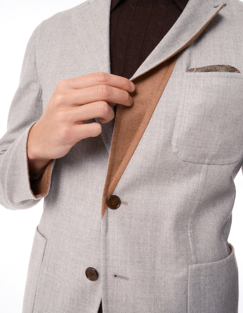 Wool Two-Button Blazer